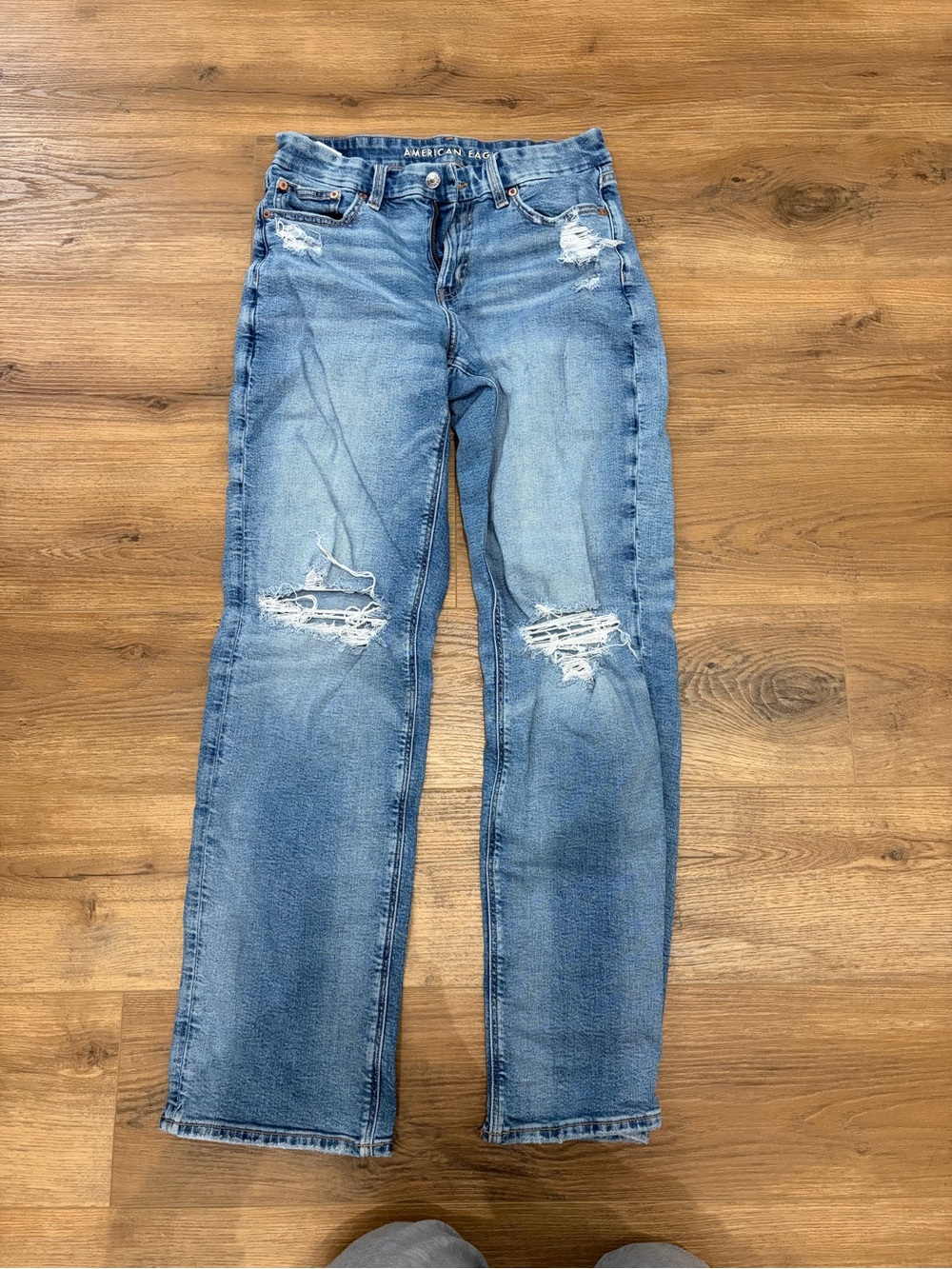 American Eagle Curvy Straight Jean - 8 Long